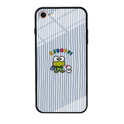 Keroppi Waving Line Wallpaper iPhone 8 Case-Oxvistore