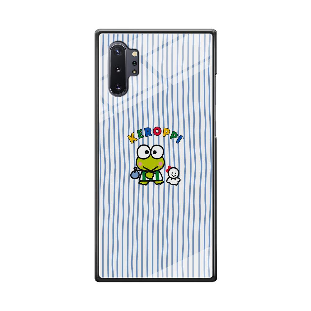 Keroppi Waving Line Wallpaper Samsung Galaxy Note 10 Plus Case-Oxvistore