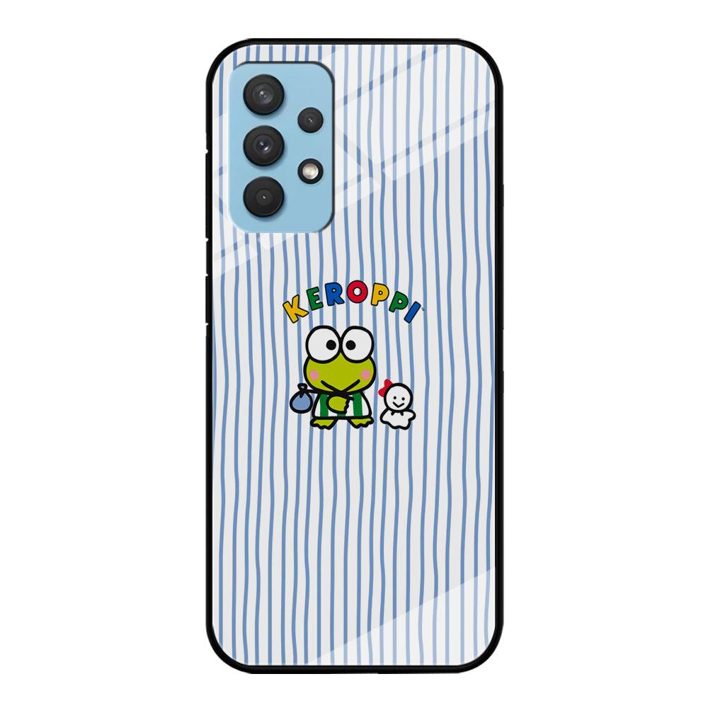 Keroppi Waving Line Wallpaper Samsung Galaxy A32 Case-Oxvistore