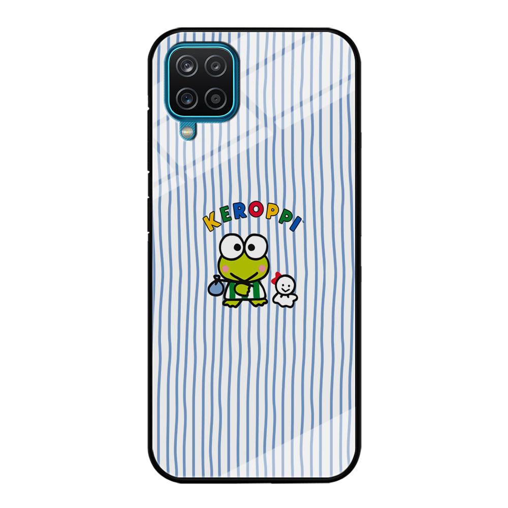 Keroppi Waving Line Wallpaper Samsung Galaxy A12 Case-Oxvistore