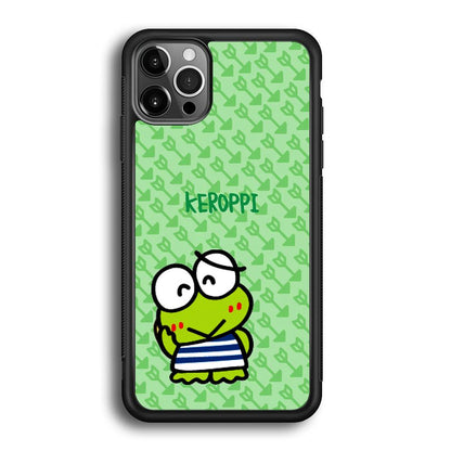 Keroppi on Forgiving Face iPhone 12 Pro Case-Oxvistore