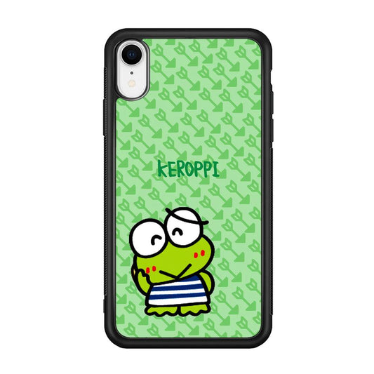 Keroppi on Forgiving Face iPhone XR Case-Oxvistore