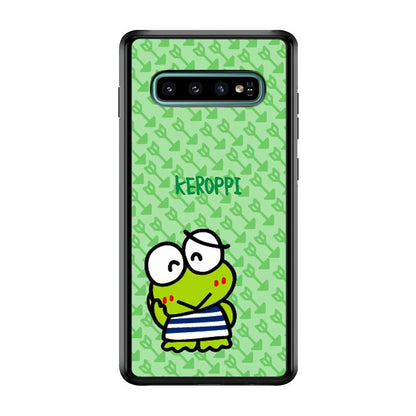 Keroppi on Forgiving Face Samsung Galaxy S10 Plus Case-Oxvistore