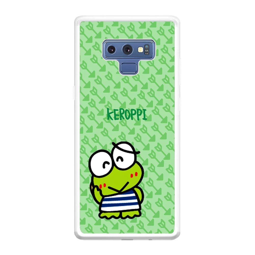 Keroppi on Forgiving Face Samsung Galaxy Note 9 Case-Oxvistore