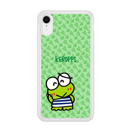 Keroppi on Forgiving Face iPhone XR Case-Oxvistore