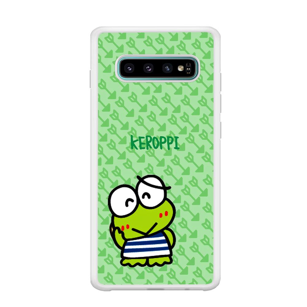 Keroppi on Forgiving Face Samsung Galaxy S10 Plus Case-Oxvistore