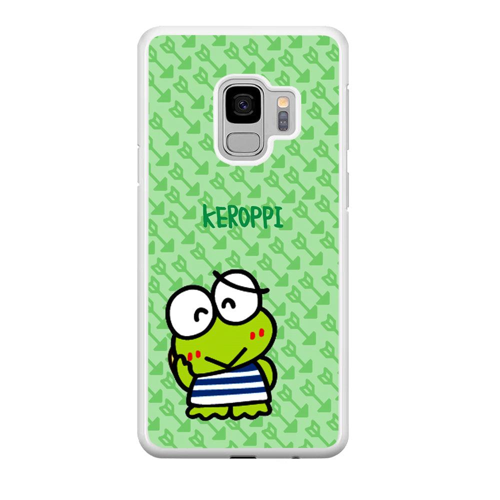 Keroppi on Forgiving Face Samsung Galaxy S9 Case-Oxvistore