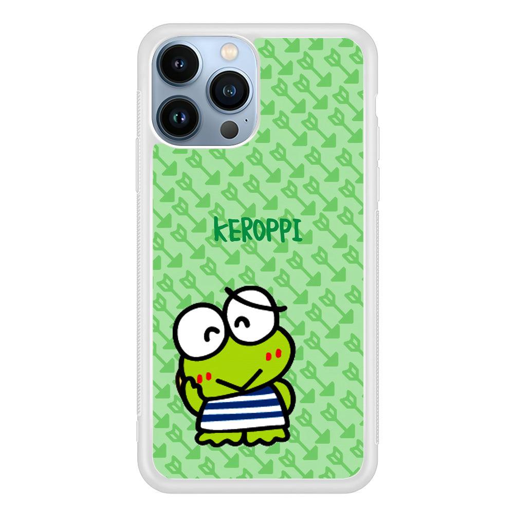 Keroppi on Forgiving Face iPhone 13 Pro Case-Oxvistore