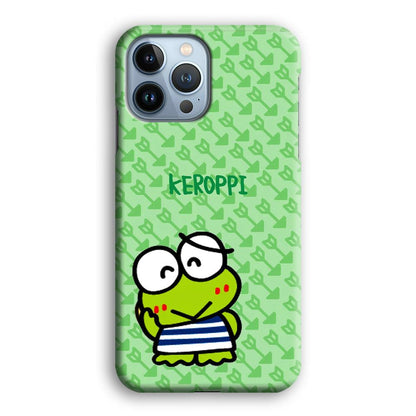 Keroppi on Forgiving Face iPhone 15 Pro Case-Oxvistore