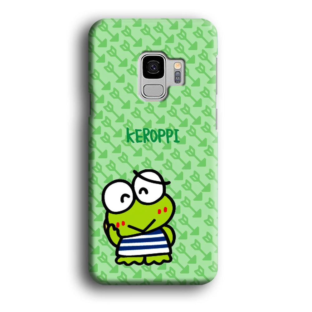 Keroppi on Forgiving Face Samsung Galaxy S9 Case-Oxvistore