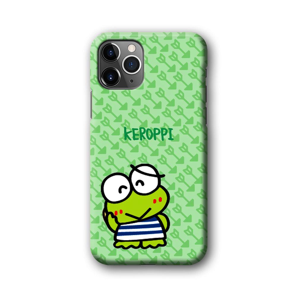 Keroppi on Forgiving Face iPhone 11 Pro Case-Oxvistore