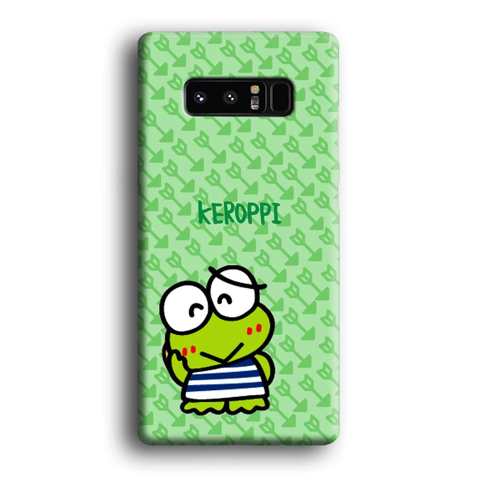 Keroppi on Forgiving Face Samsung Galaxy Note 8 Case-Oxvistore