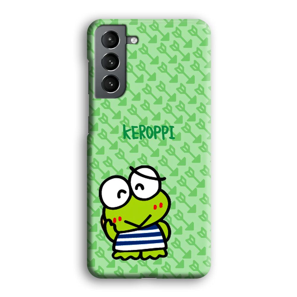 Keroppi on Forgiving Face Samsung Galaxy S21 Case-Oxvistore