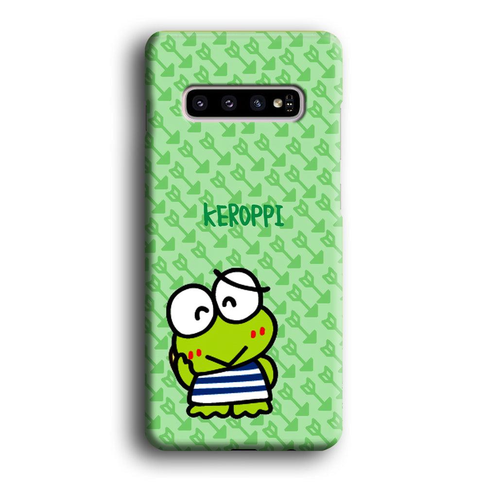 Keroppi on Forgiving Face Samsung Galaxy S10 Plus Case-Oxvistore