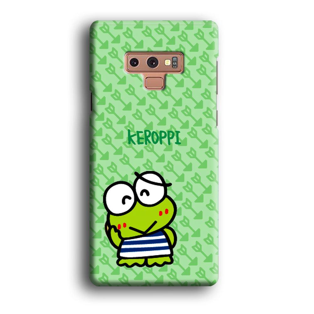 Keroppi on Forgiving Face Samsung Galaxy Note 9 Case-Oxvistore