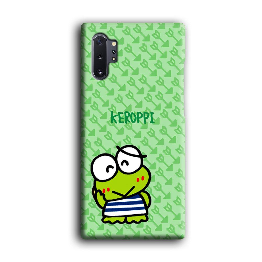 Keroppi on Forgiving Face Samsung Galaxy Note 10 Plus Case-Oxvistore