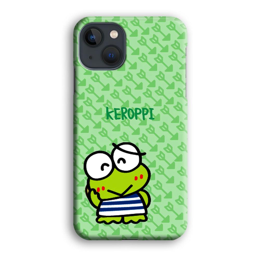 Keroppi on Forgiving Face iPhone 13 Case-Oxvistore