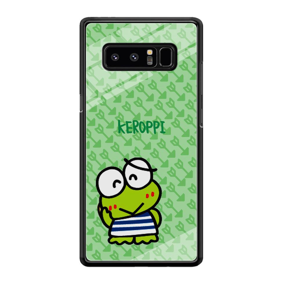 Keroppi on Forgiving Face Samsung Galaxy Note 8 Case-Oxvistore