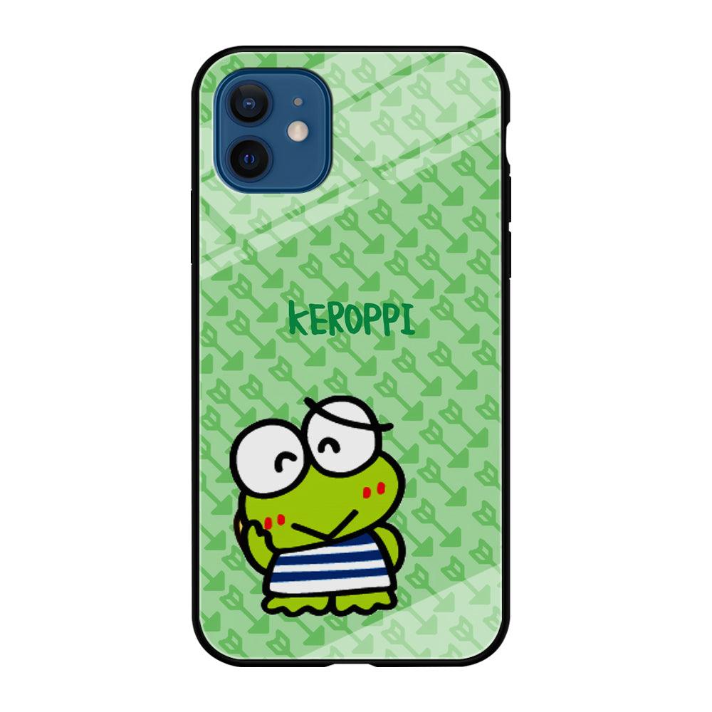 Keroppi on Forgiving Face iPhone 12 Case-Oxvistore