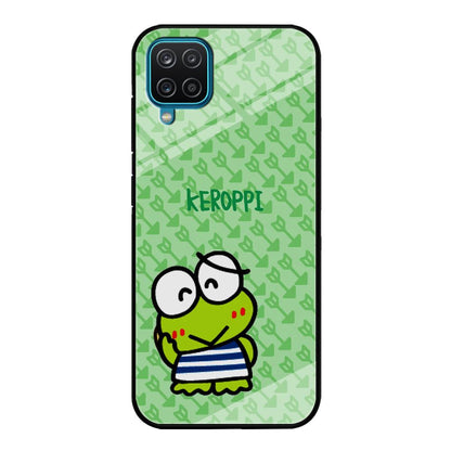 Keroppi on Forgiving Face Samsung Galaxy A12 Case-Oxvistore