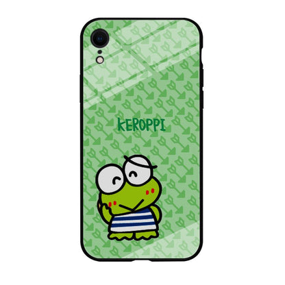 Keroppi on Forgiving Face iPhone XR Case-Oxvistore