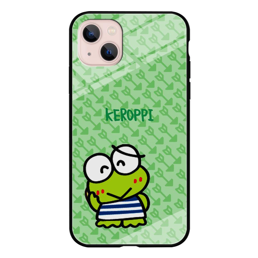 Keroppi on Forgiving Face iPhone 13 Case-Oxvistore