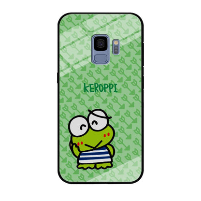 Keroppi on Forgiving Face Samsung Galaxy S9 Case-Oxvistore