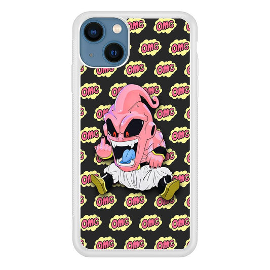 Kid Buu OMG Word Patern iPhone 13 Case-Oxvistore