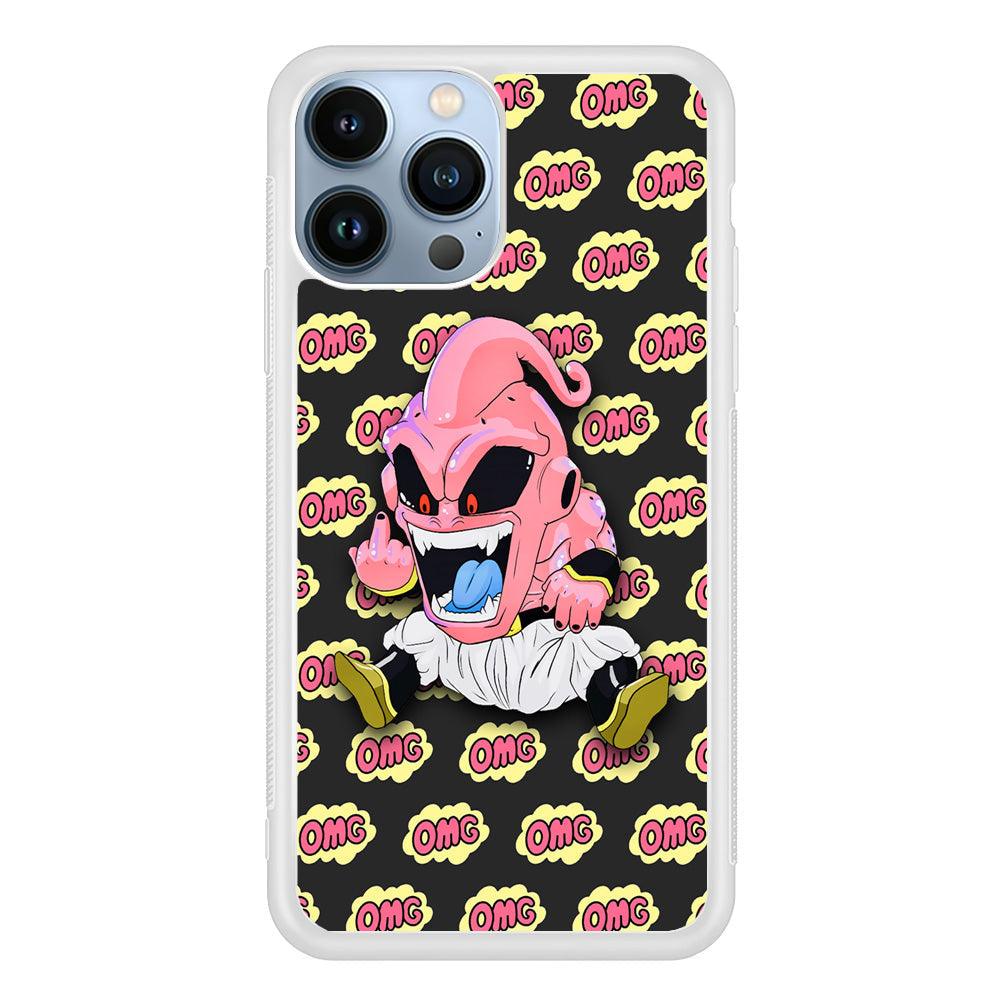 Kid Buu OMG Word Patern iPhone 15 Pro Case-Oxvistore