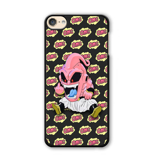 Kid Buu OMG Word Patern iPod Touch 6 Case-Plastic Black (2D Case)-Oxvistore