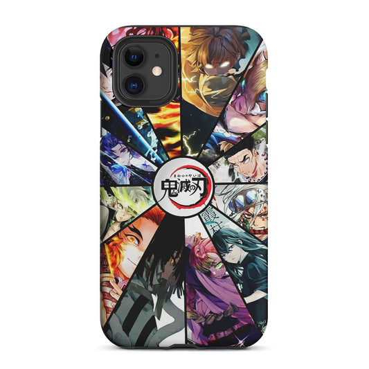 Kimetsu no Yaiba Collage 2 in 1 Tough Phone Case