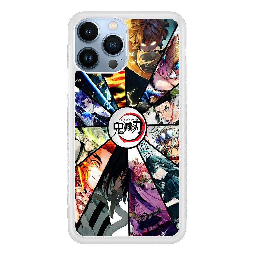 Kimetsu no Yaiba Collage 2D Rubber Phone Case