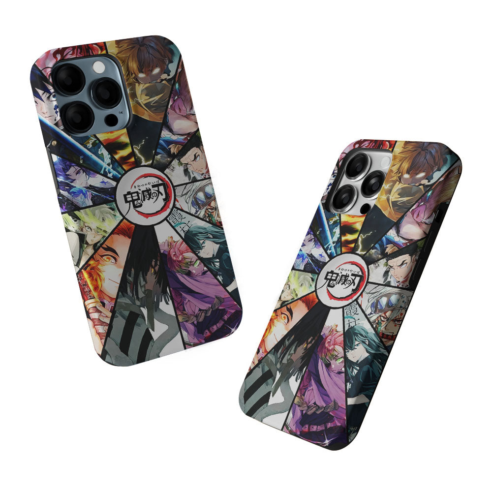 Kimetsu no Yaiba Collage 2 in 1 Tough Phone Case