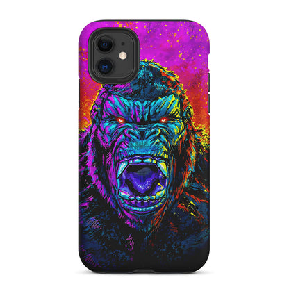 King Kong Godzilla Colorful 2 in 1 Tough Phone Case