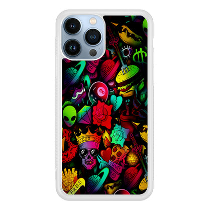 King Life Doodle Artistic 2D Rubber Phone Case