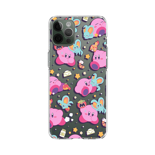 Kirby Challenges with Friends Clear Soft Case