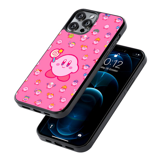 Kirby and His Transformation Forms 2D Rubber Phone Case