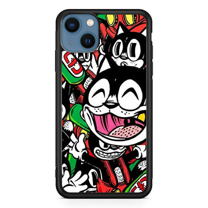 Kitty Club Party iPhone 15 Plus Case-Oxvistore