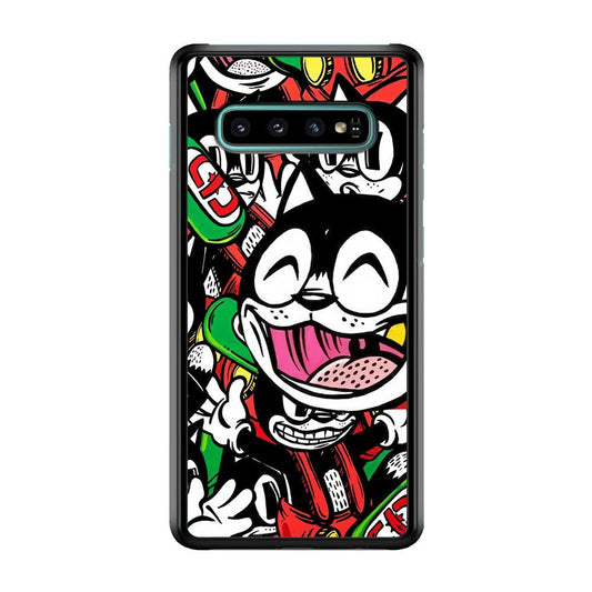 Kitty Club Party Samsung Galaxy S10 Plus Case-Oxvistore