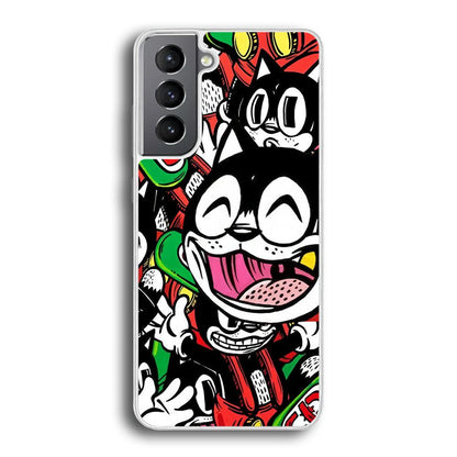 Kitty Club Party Samsung Galaxy S21 Plus Case-Oxvistore