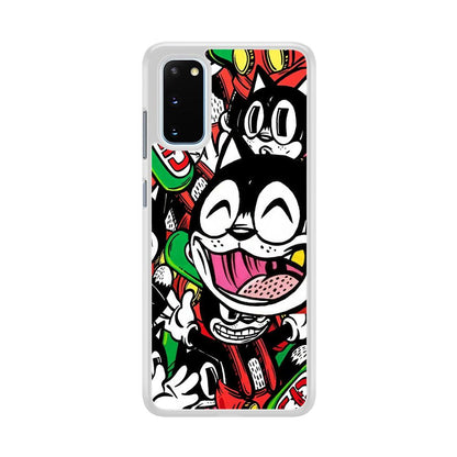 Kitty Club Party Samsung Galaxy S20 Case-Oxvistore