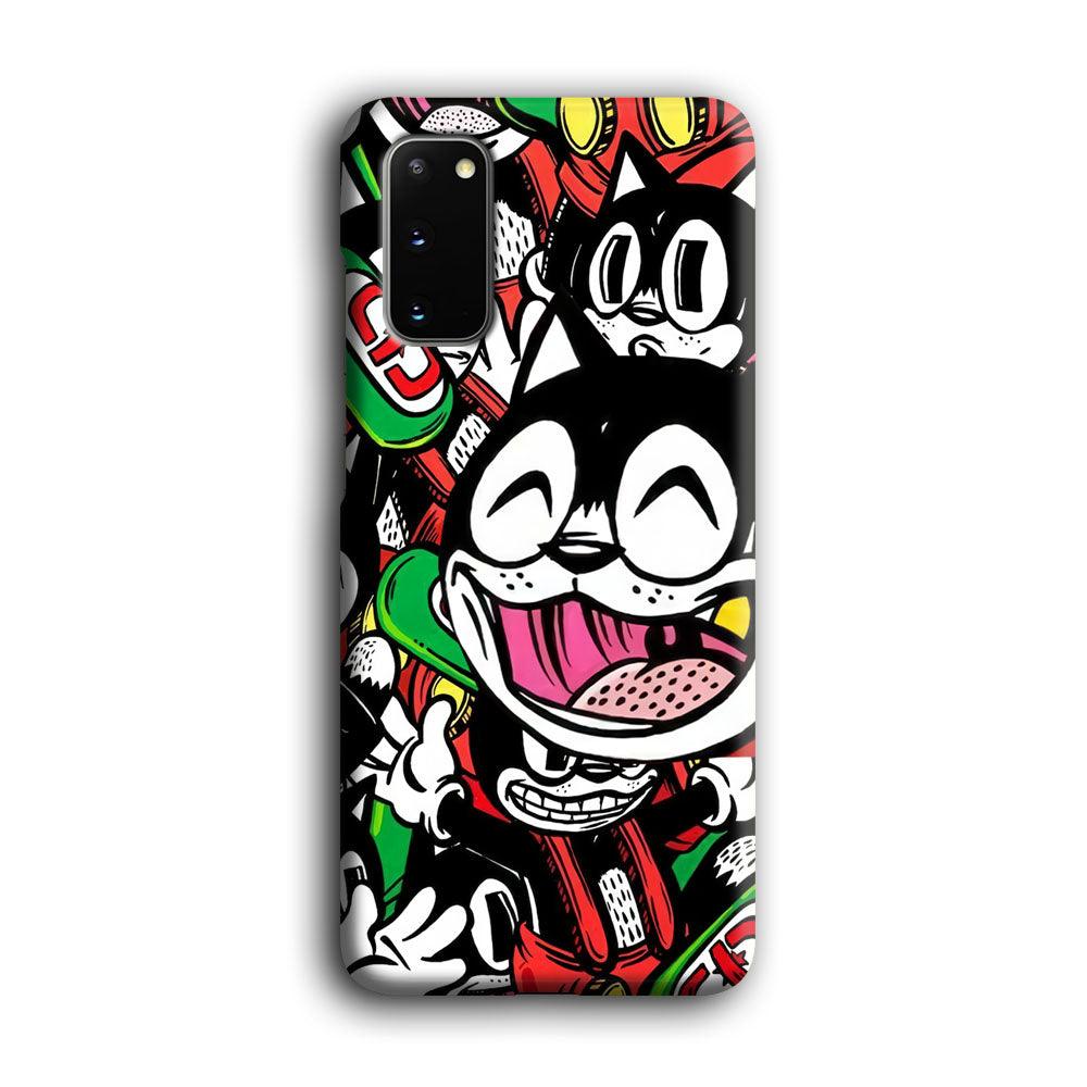 Kitty Club Party Samsung Galaxy S20 Case-Oxvistore