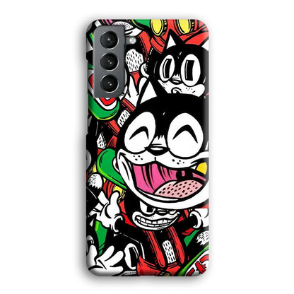 Kitty Club Party Samsung Galaxy S21 Plus Case-Oxvistore