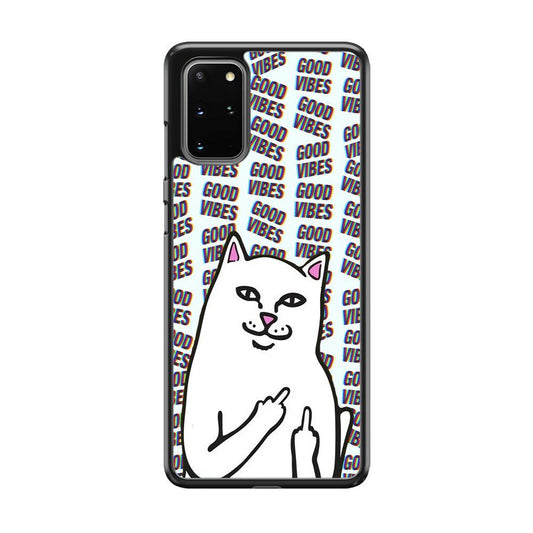 Kitty Good Vibes Campaign Samsung Galaxy S20 Plus Case-Oxvistore