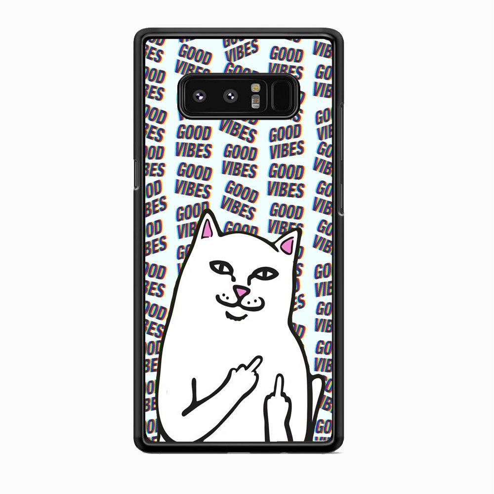 Kitty Good Vibes Campaign Samsung Galaxy Note 8 Case-Oxvistore