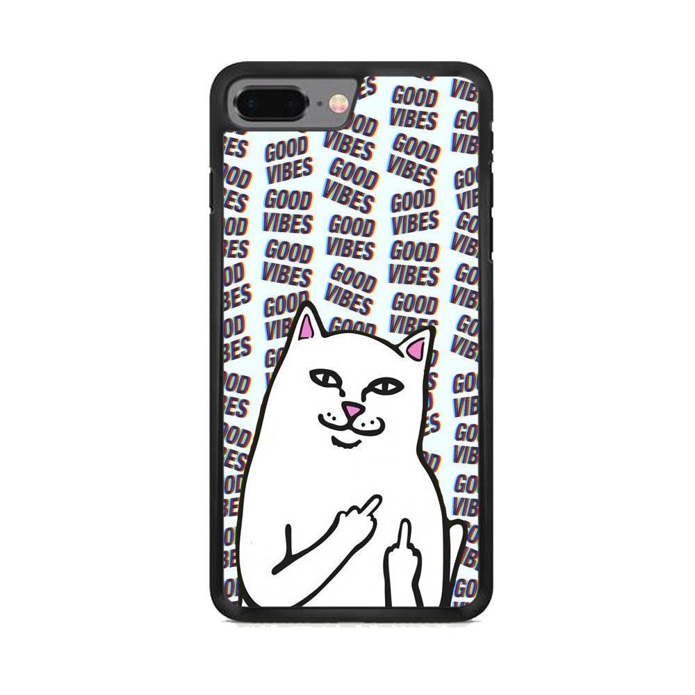 Kitty Good Vibes Campaign iPhone 7 Plus Case-Oxvistore