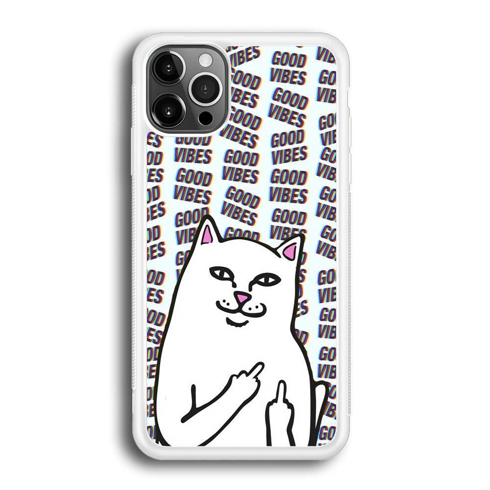 Kitty Good Vibes Campaign iPhone 12 Pro Max Case-Oxvistore