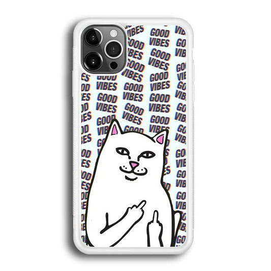 Kitty Good Vibes Campaign iPhone 12 Pro Case-Oxvistore