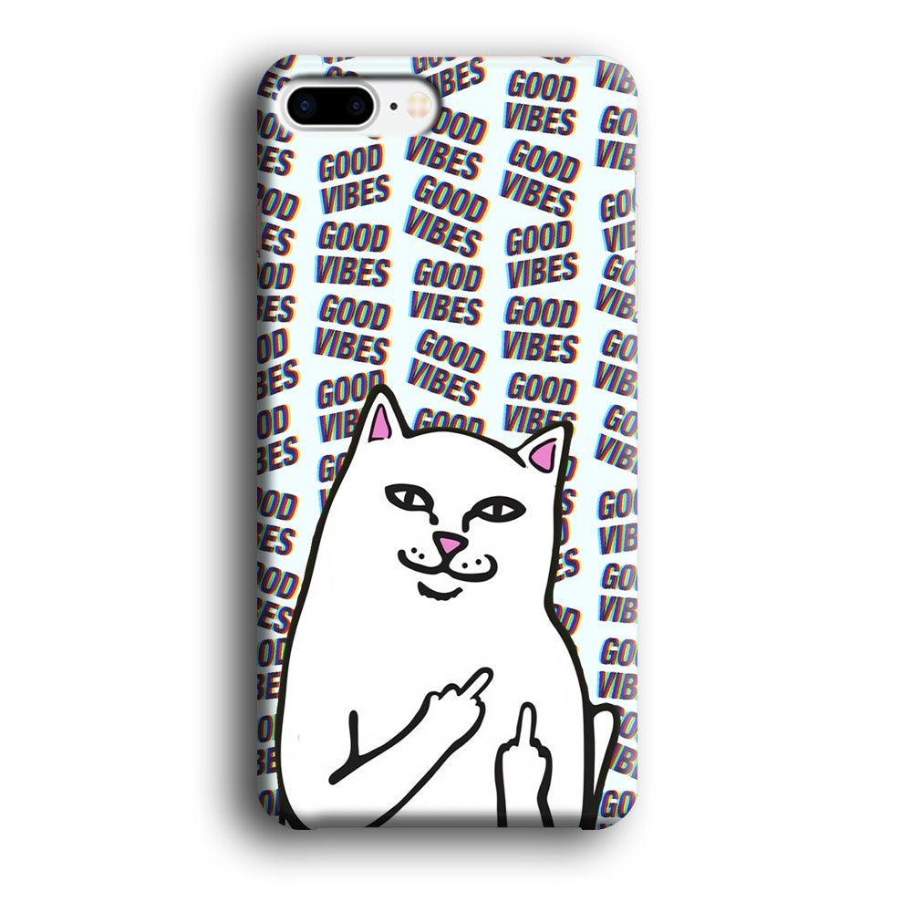 Kitty Good Vibes Campaign iPhone 8 Plus Case-Oxvistore