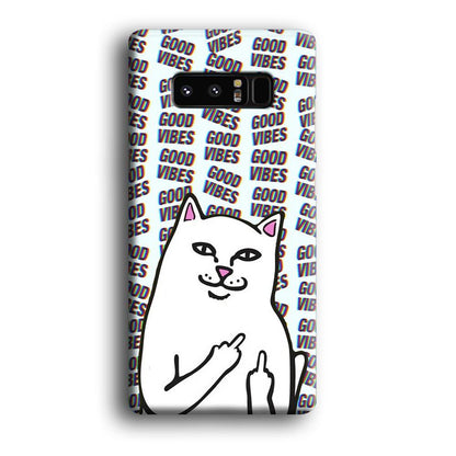 Kitty Good Vibes Campaign Samsung Galaxy Note 8 Case-Oxvistore